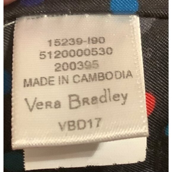 Vera Bradley Red Quilted Crossbody Bag With Adjustable Strap & Multiple Zipper P - Picture 3 of 16